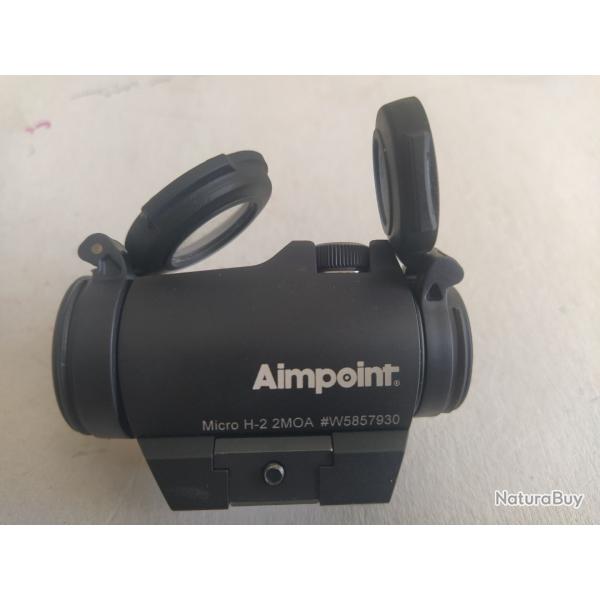 POINT ROUGE AIMPOINT MICRO  H-2 2MOA + RAIL