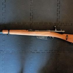 Carabine carcano 91 ts double battant calibre 6.5 carcano