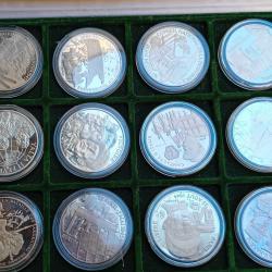coffret x12 monnaies 1939 1945 numismatique militaria