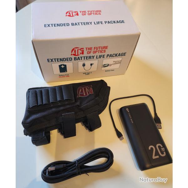 Pack extension de batterie pour lunette infrarouge ou thermique ATN