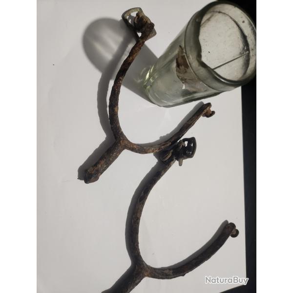 Lot de piece de terrain allemand ww1 premiere guerre mondiale eperon cavalerie