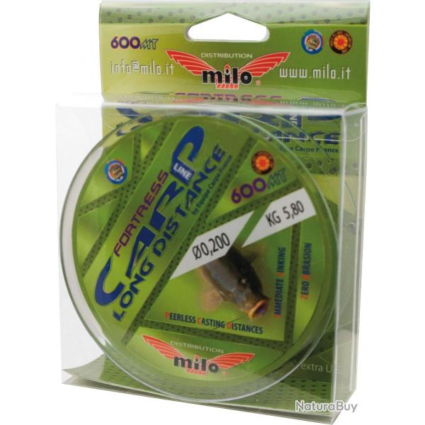 Fortress Carp Long Distance 600m Milo 0.22mm / 6.9kg