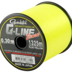 Nylon G-line Element Fluo Yellow Gamakatsu 0.40mm / 11.00kg / 770m