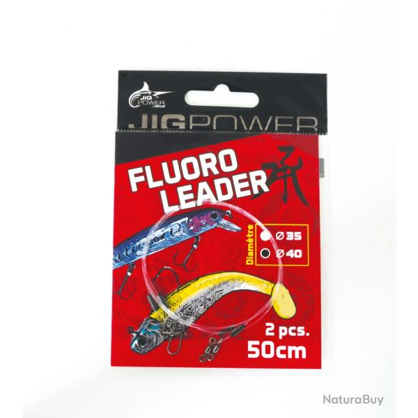 Bdl Fluoro Carbon 50Cm X2 Powerline 0.35mm