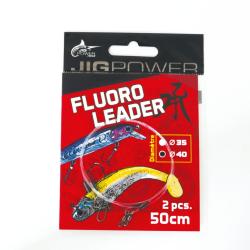 Bdl Fluoro Carbon 50Cm X2 Powerline 0.40mm