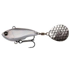 Savage Leurre Fat Tail Spin 6.5cm 16 gr Sinking White Silver