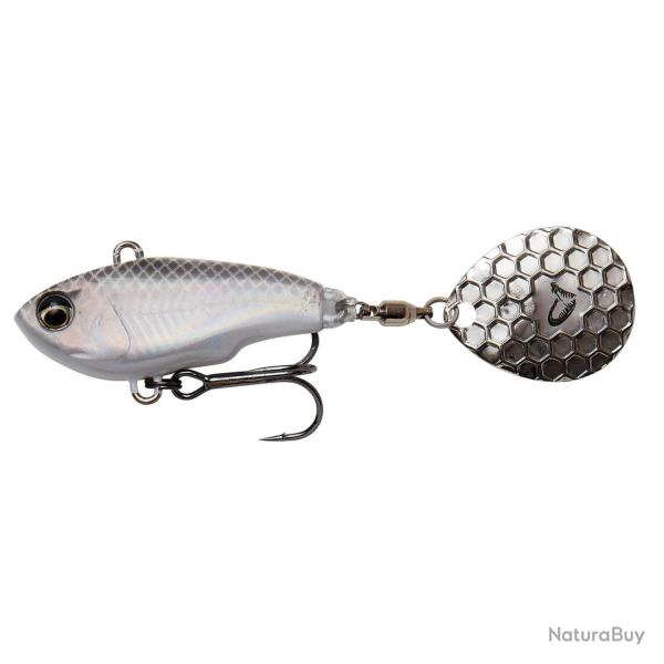 Savage Leurre Fat Tail Spin 6.5cm 16 gr Sinking White Silver