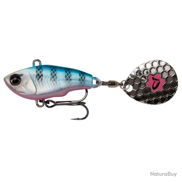 Savage Leurre Fat Tail Spin 6.5cm 16 gr Sinking Blue Silver Pink