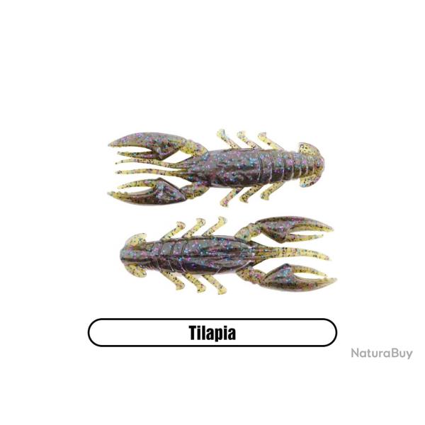 X Zone Scented Stealth Craw 2.5'' par 6 tilapia
