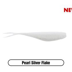 XZone Rally Shad 4.5'' (10cm) par 6 pearl silver flake