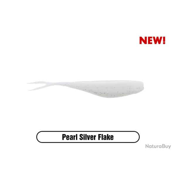 XZone Rally Shad 4.5'' (10cm) par 6 pearl silver flake