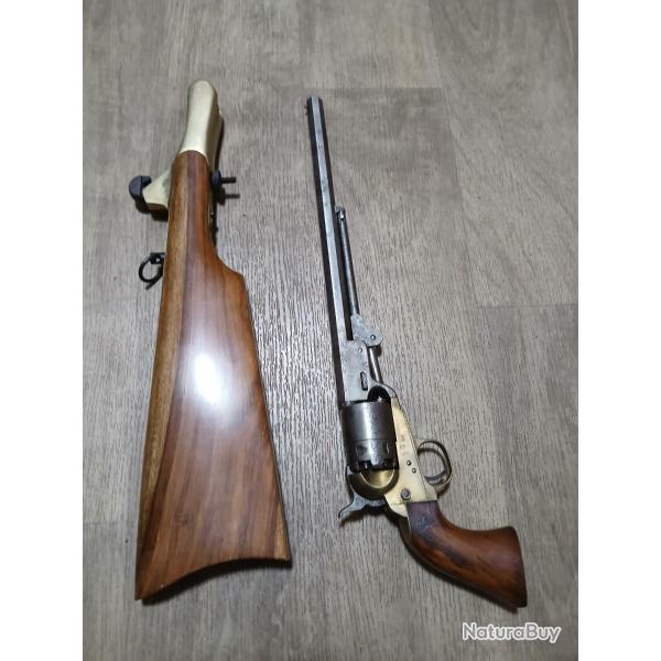Revolver � poudre noire de collection avec cross adaptable.