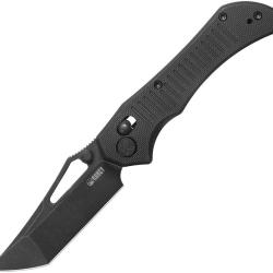 Couteau pliant - Kubey Tantorian Crossbar Black 14C28N Black G10