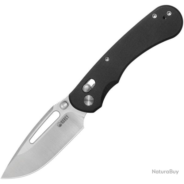 Couteau pliant - Kubey Stalker Crossbar D2 Black G10