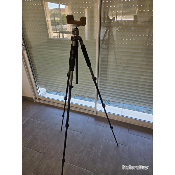 Tr�pied de tir et d'aff�t SLIK avec support de tir en V / U rembourr�