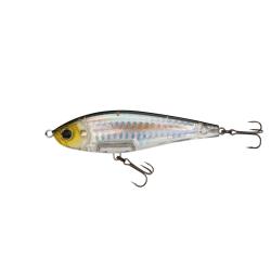 Poisson Nageur Yo-Zuri 3DB Twitchbait 90SS 9cm Coulant 16,5g 0,30 &agrave; 0,50 m Silver Black (PSBL)