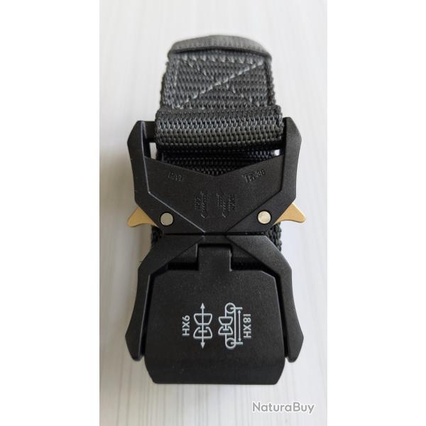 CEINTURE TACTIQUE GRIS ANTHRACITE (NEUVE)