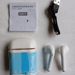 &Eacute;COUTEURS OREILLETTES BLANC BLUETOOTH SANS FIL NEUFS