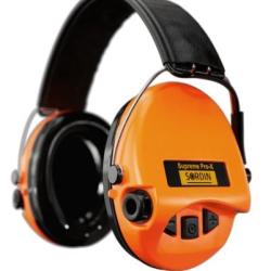 Casque MSA SORDIN supr&ecirc;me pro x cuir orange