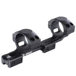 Monobloc d&eacute;port&eacute; pour rail 11 mm et diam&egrave;tre de tube de 25.4 (1") et 30 mm avec niveau &agrave; bulle