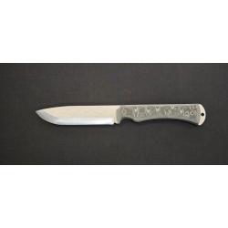Wildsteer CTE - Micarta noir toxifi&eacute;, lame X46Cr13 11 cm