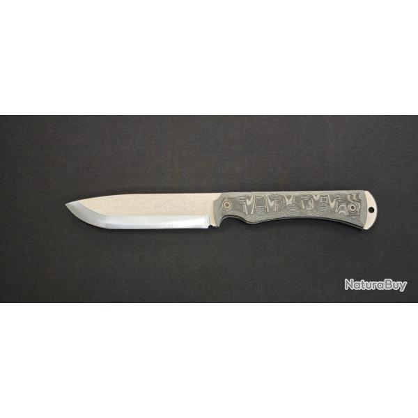 Wildsteer CTE - Micarta noir toxifi�, lame X46Cr13 11 cm