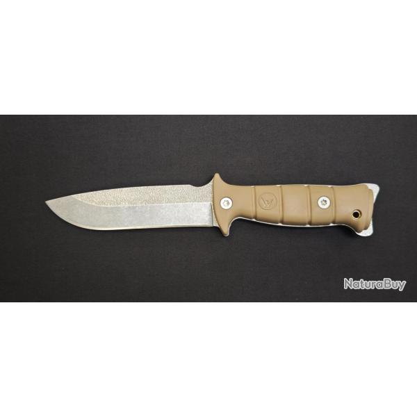 Wildsteer Tarasco Coyote - Lame Stonewash X46Cr13 13 cm