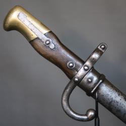 Ba&iuml;onnette Fran&ccedil;aise mod&egrave;le gras 1874 - France, dat&eacute;e 1882