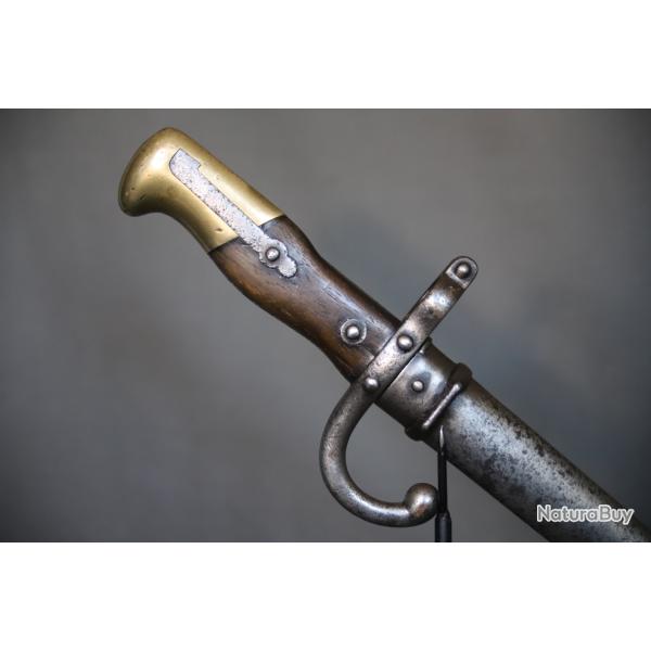 Ba�onnette Fran�aise mod�le gras 1874 - France, dat�e 1882