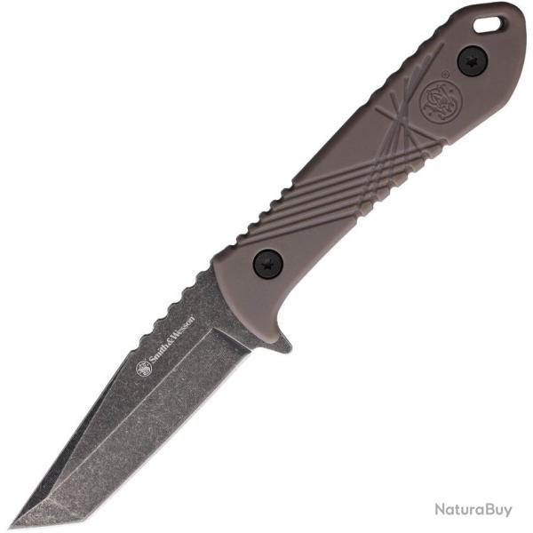 Couteau fixe Smith&Wesson H.R.T Tanto Tan