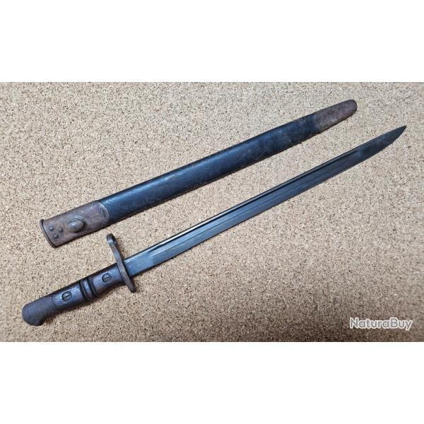 Ba�onnette mod�le 1913 pour Enfield 1914, fabrication Remington USA