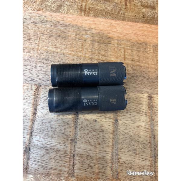 Lot de 2 chokes Briley Browning Invector