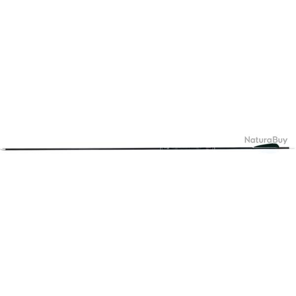 Fl�che Avalon Tyro 4.2 Trad Carbone Plumes Naturelles 1300 28" Encoche Blanche 70 gr Vert/Blanc/Blan