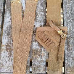 HOLSTER ANGLAIS EN TISSU BEIGE MOD&Egrave;LE TANKER