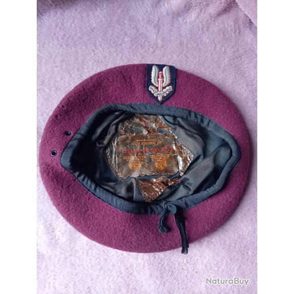 V�ritable b�ret Officier SAS Sp�cial Air Service Gieves & Hawkes Savile Row