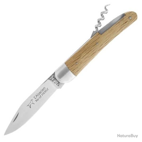 Couteau pliant Le Fid�le "L'alsacien" 2 pi�ces Ch�ne