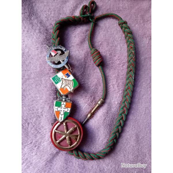Ensemble Fourrag�re + Insignes (3e RA) & Commando