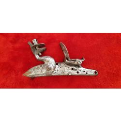 Platine de fusil &agrave; silex ...