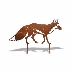 Silhouette renard &agrave; l'aff&ucirc;t