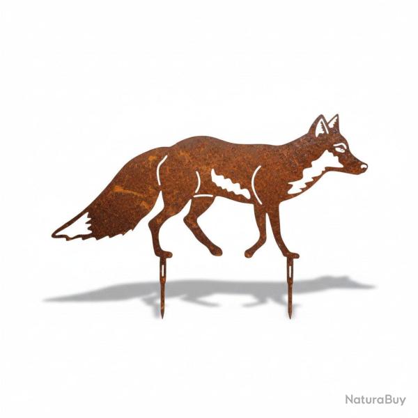 Silhouette renard � l'aff�t