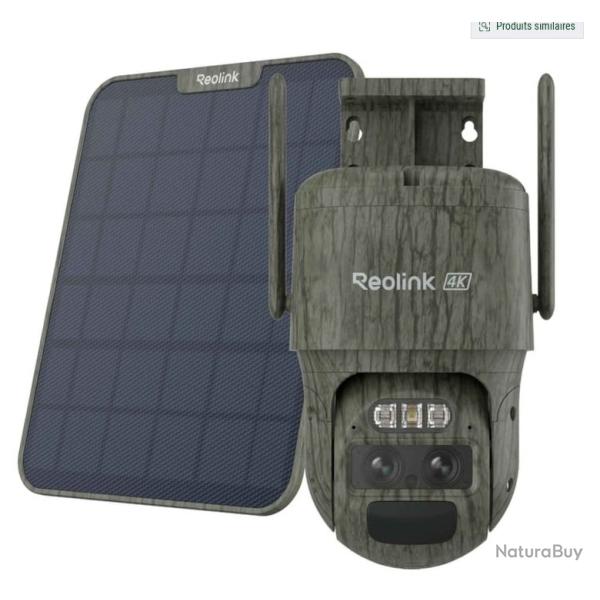 Cam�ra 4g reolink g770 - suivi auto intelligent & zoom, 100% autonome solaire