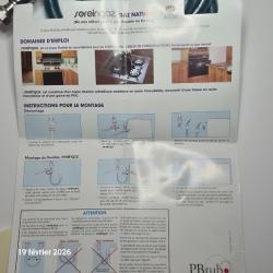Tuyau flexible inox illimit&eacute; pour gaz naturel , 2 m de long ne pas utiliser pour le butane et le pro