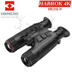 HIKMICRO HABROK 4K HE25L 2.0 - Jumelles thermiques, vision nocturne 4K et t&eacute;l&eacute;m&egrave;tre