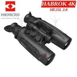 HIKMICRO HABROK 4K HE25L 2.0 - Jumelles thermiques, vision nocturne 4K et t&eacute;l&eacute;m&egrave;tre