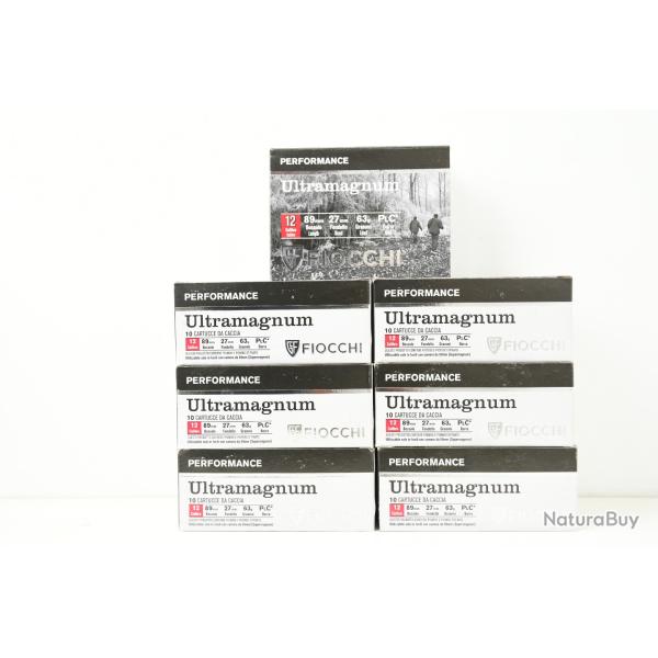70 Cartouches Fiocchi Ultramagnum cal 12