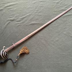 SABRE Officier d'Infanterie Mle 1882 avec sa dragonne  fab. Coulaux Klingenthal / Delorme WW1