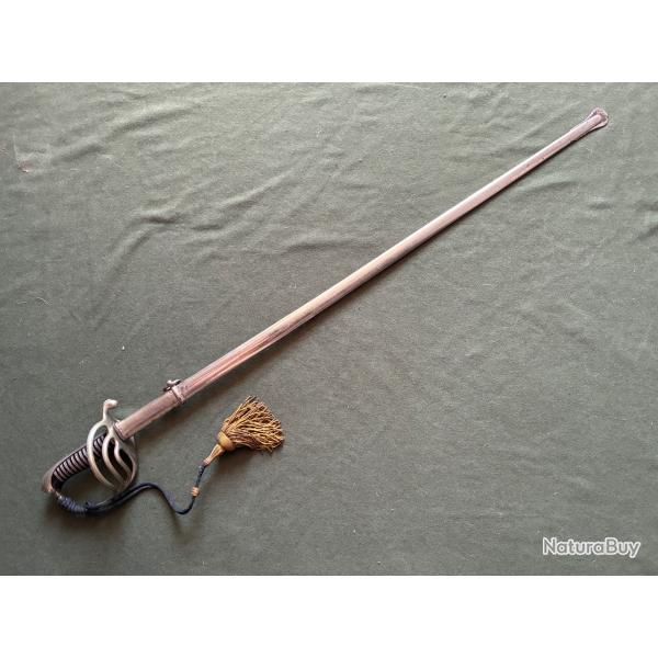 SABRE Officier d'Infanterie Mle 1882 avec sa dragonne  fab. Coulaux Klingenthal / Delorme WW1
