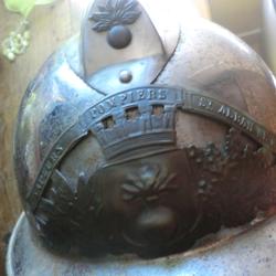 casque sapeurs pompiers  ST ALBAN DE R-&eacute;