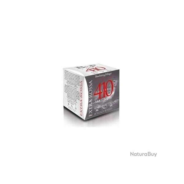 B&P - Cartouches 410 extra rossa FIBER 19gr N�6