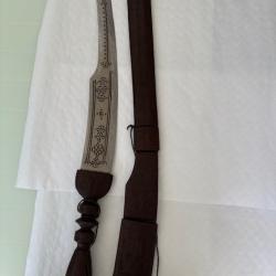 Sabre traditionnel africain
